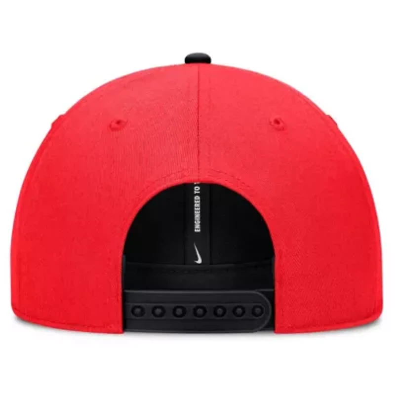 MLB Nike Crimson/Black New York Yankees Neon 90s Rise Adjustable Hat