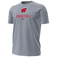 NCAA Under Armour Wisconsin Badgers Basketball Performance T-Shirt