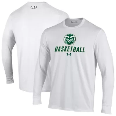 NCAA Under Armour Colorado State Rams Basketball Performance Long Sleeve T-Shirt