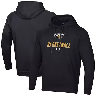 NCAA Under Armour Towson Tigers Basketball Rival Raglan Fleece Pullover Hoodie