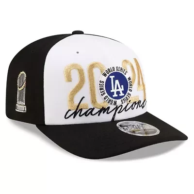 MLB Los Angeles Dodgers 2024 World Series s Locker Room 9SEVENTY Stretch-Snap Hat