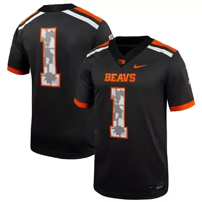 NCAA Nike #1 Oregon State Beavers Untouchable Replica Football Jersey