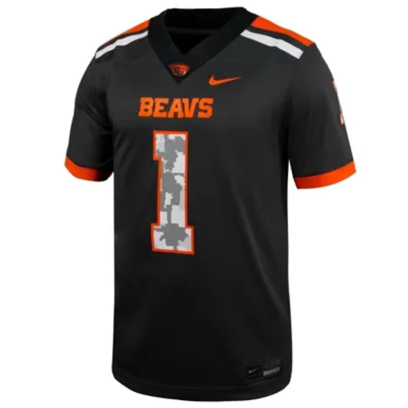 NCAA Nike #1 Oregon State Beavers Untouchable Replica Football Jersey