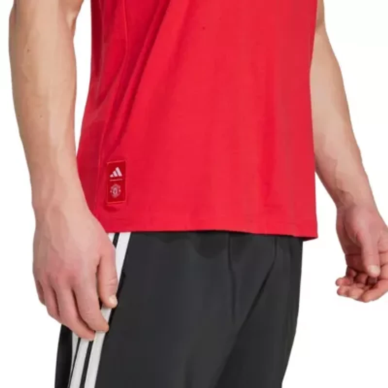 Premier League Manchester United Three-Stripe Wordmark T-Shirt