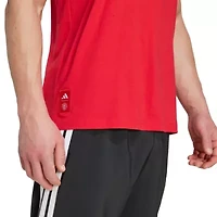 Premier League Manchester United Three-Stripe Wordmark T-Shirt