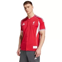 Premier League Liverpool Full-Button Baseball Jersey