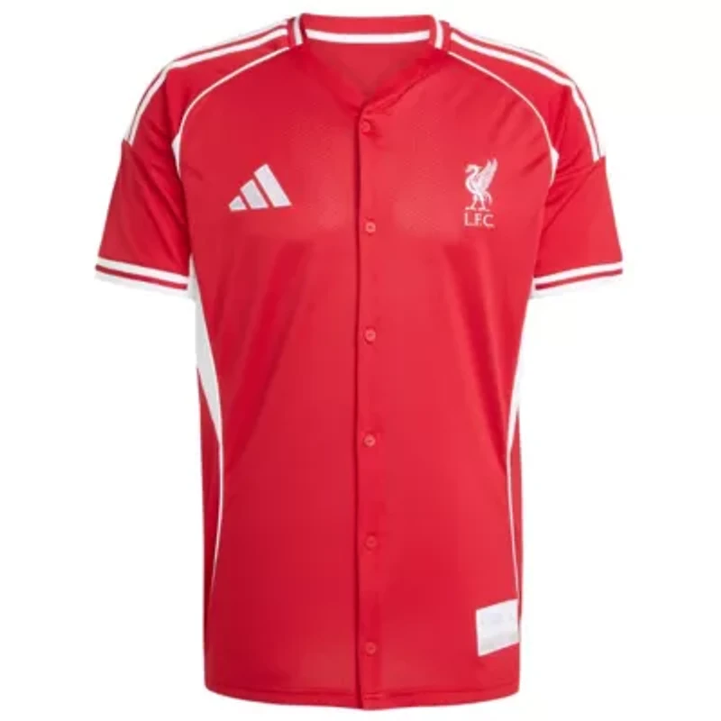Premier League Liverpool Full-Button Baseball Jersey