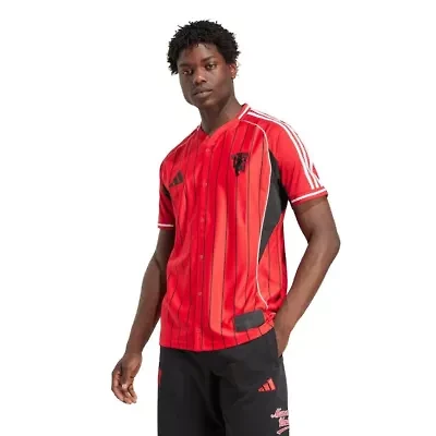 Premier League Manchester United US Pack Full-Button Baseball Jersey