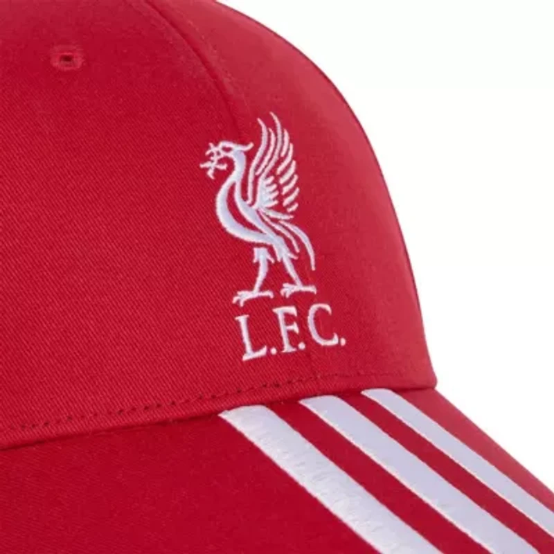 Premier League Unisex Liverpool Three-Stripe Dad Adjustable Hat