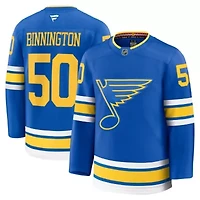 NHL Fanatics Jordan Binnington St. Louis Blues Home Premium Player Jersey