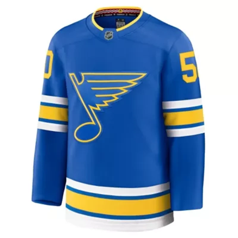 NHL Fanatics Jordan Binnington St. Louis Blues Home Premium Player Jersey
