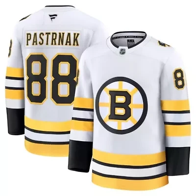 NHL Fanatics David Pastrnak Away Premium Player Jersey