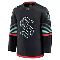 NHL Fanatics Philipp Grubauer Seattle Kraken Alternate Premium Player Jersey