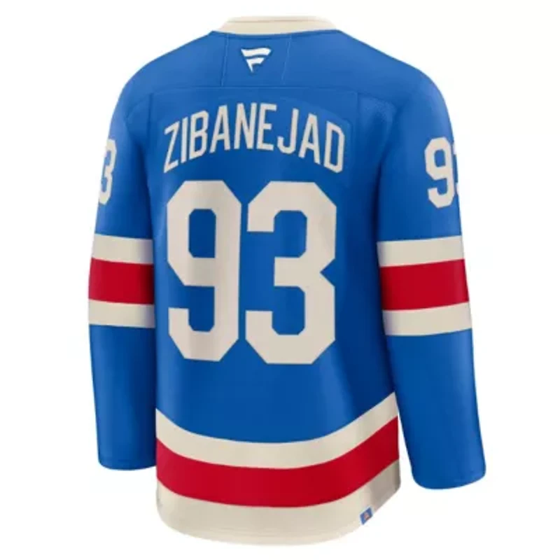 NHL Fanatics Mika Zibanejad New York Rangers Centennial Premium Jersey