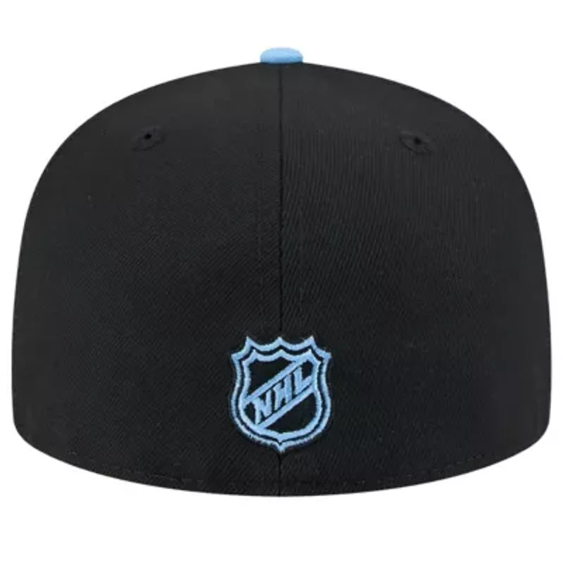 NHL Black/Light Utah Hockey Club Lockup 1st Season 59FIFTY Fitted Hat