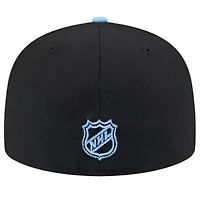 NHL Black/Light Utah Hockey Club Lockup 1st Season 59FIFTY Fitted Hat
