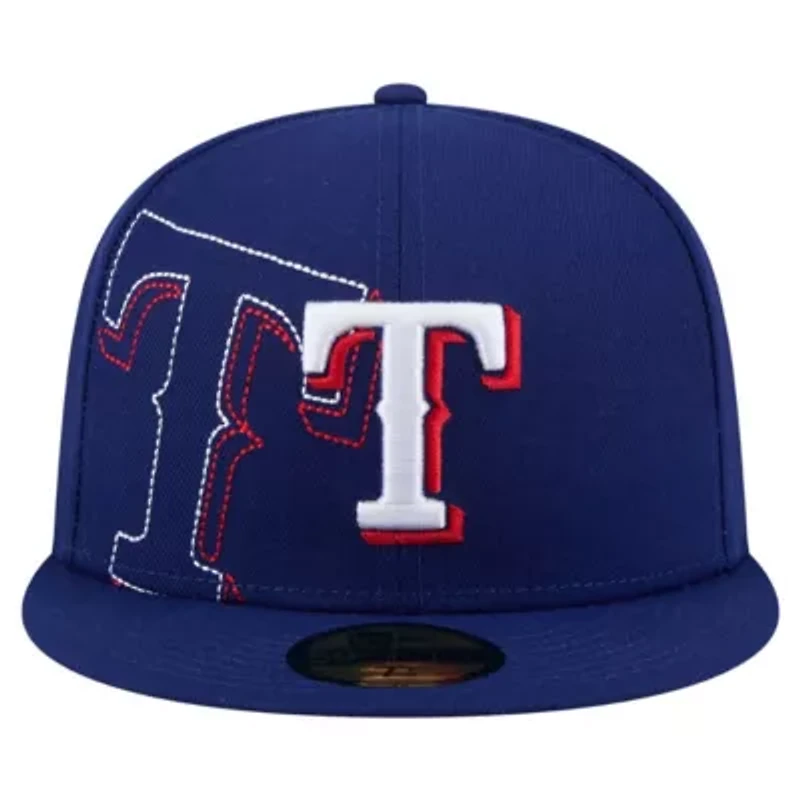 MLB Texas Rangers Yarn Stitch 59FIFTY Fitted Hat