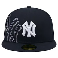MLB New York Yankees Yarn Stitch 59FIFTY Fitted Hat