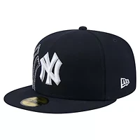 MLB New York Yankees Yarn Stitch 59FIFTY Fitted Hat