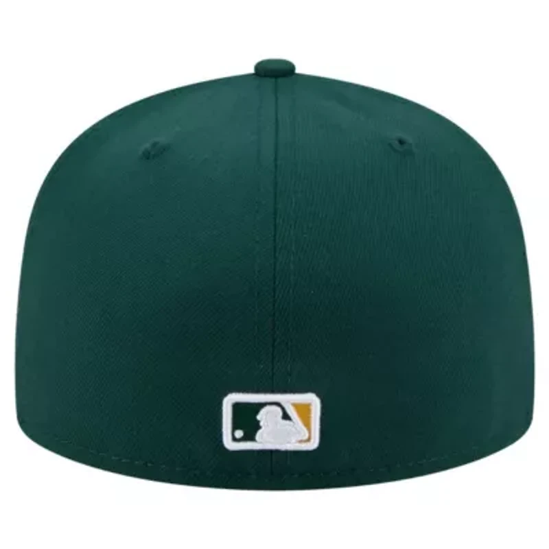 Oakland Athletics MLB Yarn Stitch 59FIFTY Fitted Hat