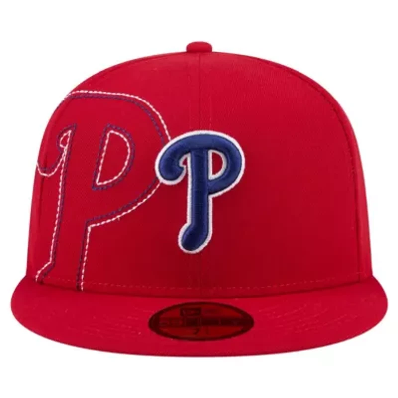 MLB Philadelphia Phillies Yarn Stitch 59FIFTY Fitted Hat