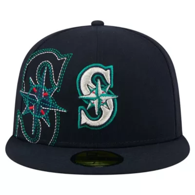 MLB Seattle Mariners Yarn Stitch 59FIFTY Fitted Hat
