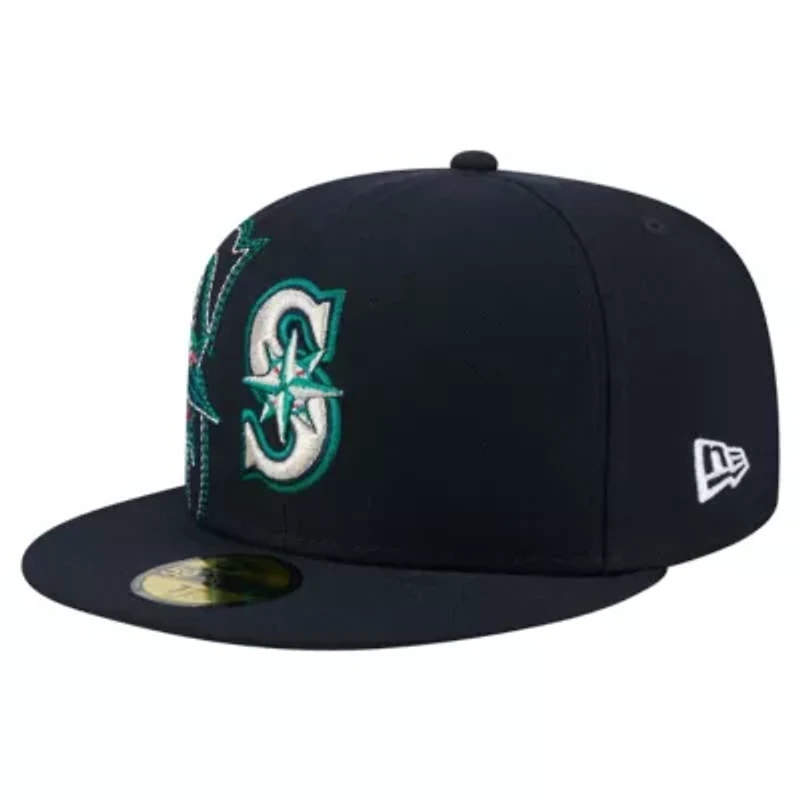 MLB Seattle Mariners Yarn Stitch 59FIFTY Fitted Hat