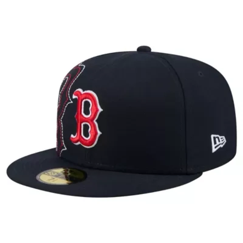 Boston Red Sox MLB Yarn Stitch 59FIFTY Fitted Hat
