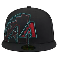 MLB Arizona Diamondbacks Yarn Stitch 59FIFTY Fitted Hat