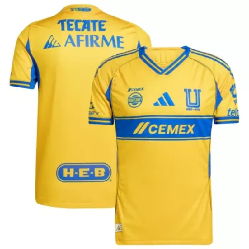 Liga MX Tigres UANL 2025/26 Home Authentic Jersey