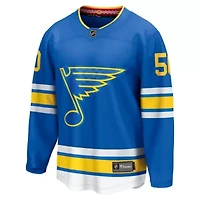 NHL Fanatics Jordan Binnington St. Louis Blues Home Breakaway Player Jersey
