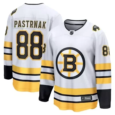 NHL Fanatics David Pastrnak Away Breakaway Player Jersey