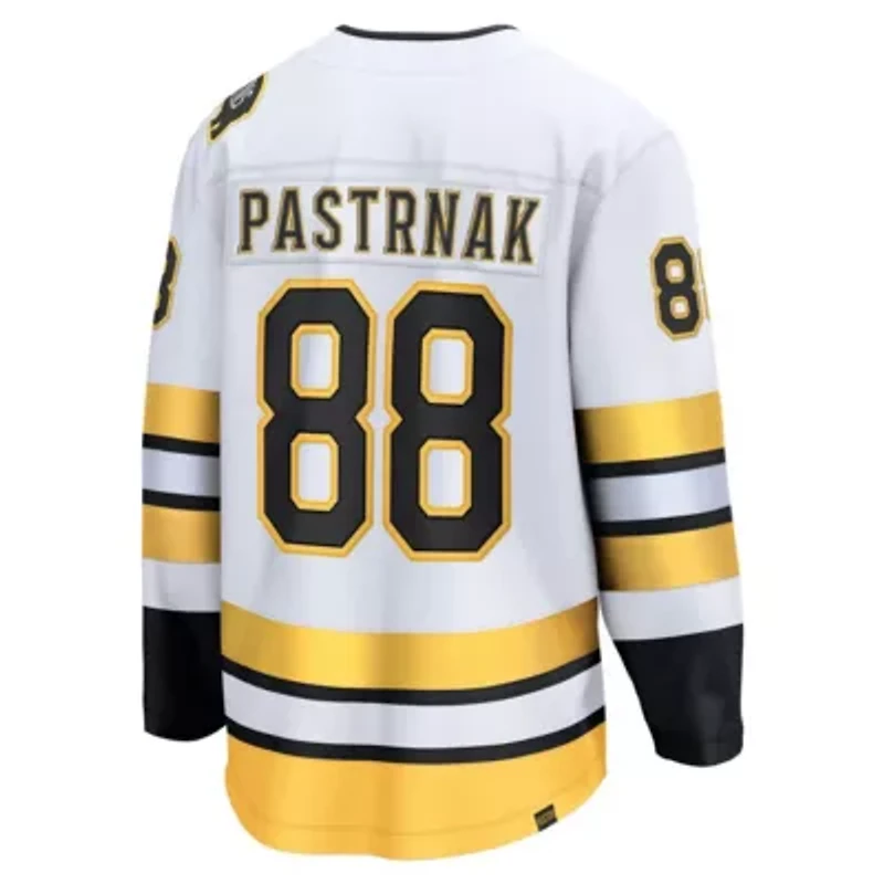 NHL Fanatics David Pastrnak Away Breakaway Player Jersey