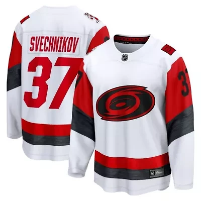 NHL Fanatics Andrei Svechnikov Carolina Hurricanes Away Breakaway Jersey
