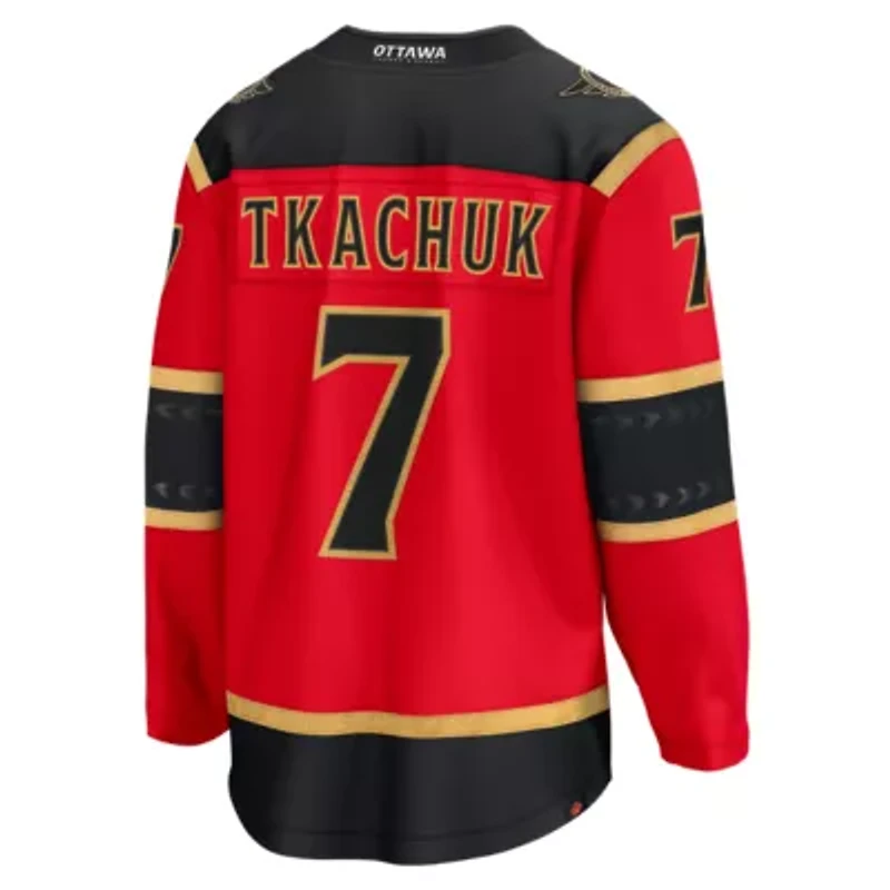 NHL Fanatics Brady Tkachuk Ottawa Senators Alternate Breakaway Jersey