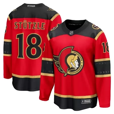 NHL Fanatics Tim Stutzle Ottawa Senators Alternate Breakaway Jersey