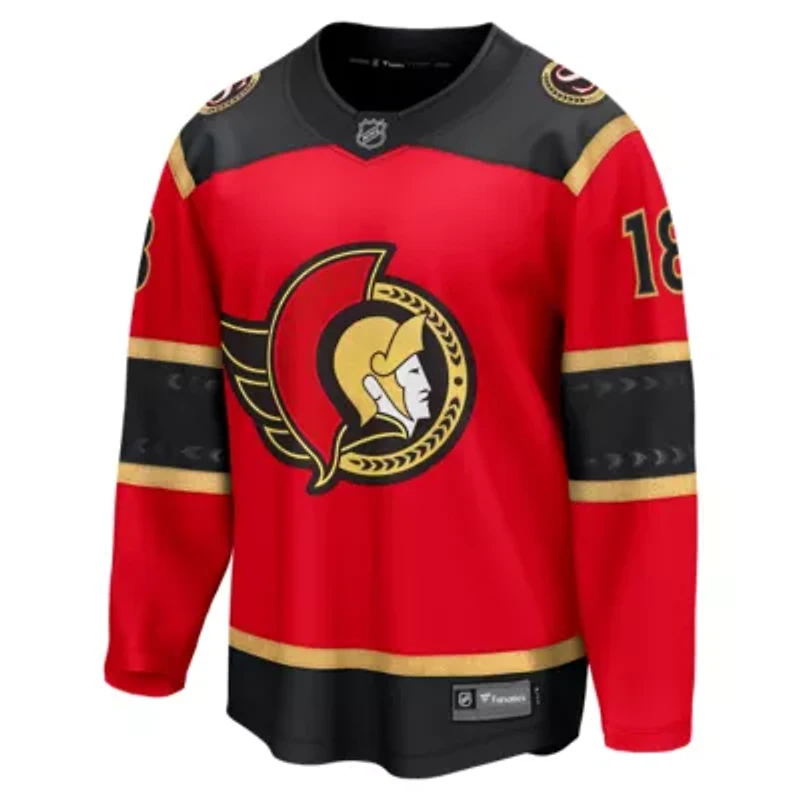 NHL Fanatics Tim Stutzle Ottawa Senators Alternate Breakaway Jersey