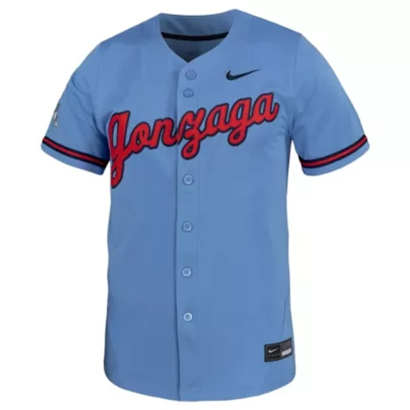 Gonzaga University Bulldogs NCAA Nike Light Replica Baseball Jersey