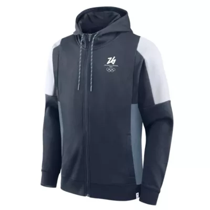 IOC Fanatics Milano Cortina 2026 Winter Olympics Full-Zip Hoodie