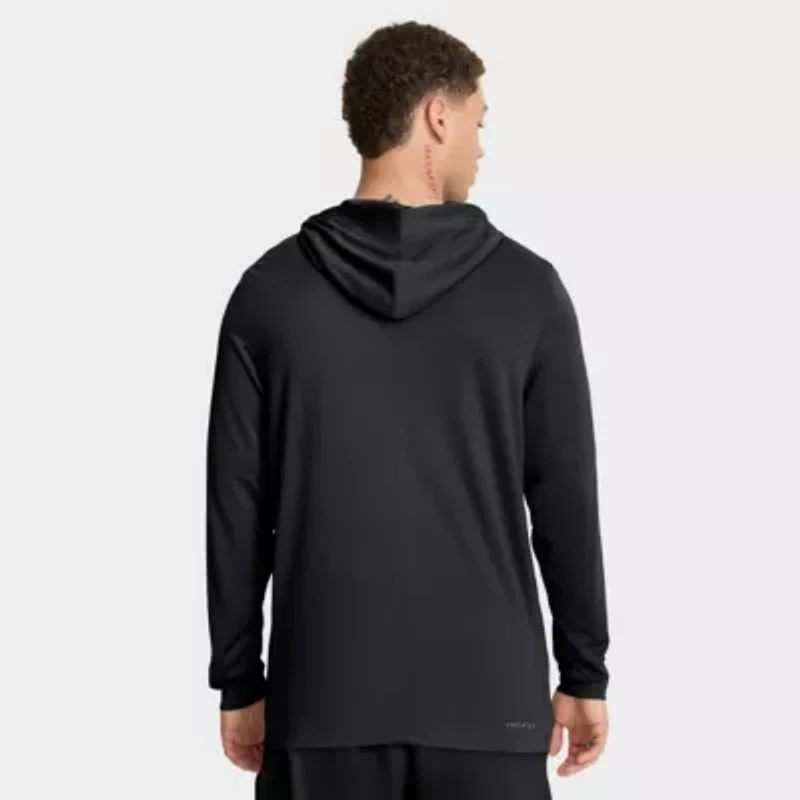 NCAA Nike Michigan State Spartans 2025 Sideline Dri-FIT Long Sleeve Hoodie T-Shirt