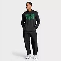 NCAA Nike Oregon Ducks 2025 Sideline Dri-FIT Long Sleeve Hoodie T-Shirt