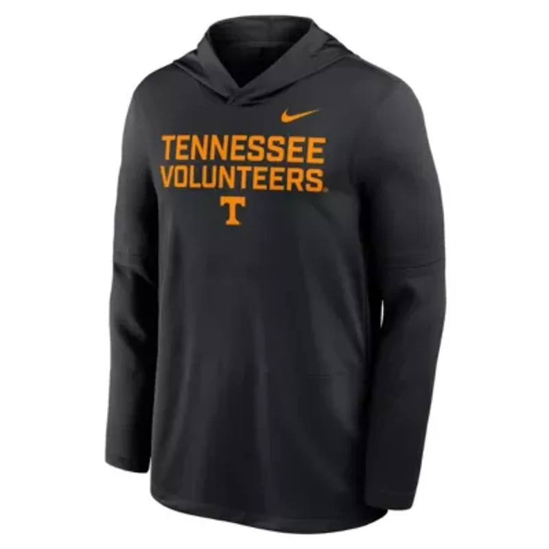 NCAA Nike Tennessee Volunteers 2025 Sideline Dri-FIT Long Sleeve Hoodie T-Shirt