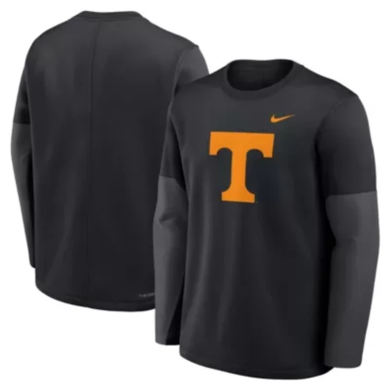 NCAA Nike Tennessee Volunteers 2025 Sideline Coach Therma-FIT Long Sleeve T-Shirt