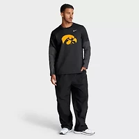 NCAA Nike Iowa Hawkeyes 2025 Sideline Coach Therma-FIT Long Sleeve T-Shirt