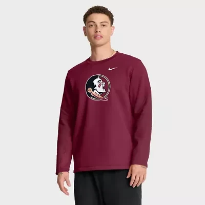 NCAA Nike Florida State Seminoles 2025 Sideline Coach Therma-FIT Long Sleeve T-Shirt