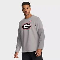 NCAA Nike Georgia Bulldogs 2025 Sideline Coach Therma-FIT Long Sleeve T-Shirt