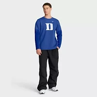 Duke Blue Devils NCAA Nike 2025 Sideline Coach Therma-FIT Long Sleeve T-Shirt
