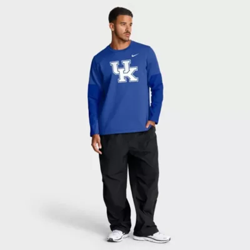NCAA Nike Kentucky Wildcats 2025 Sideline Coach Therma-FIT Long Sleeve T-Shirt