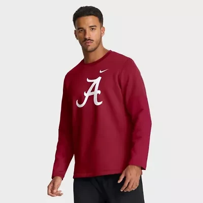 Alabama Crimson Tide NCAA Nike 2025 Sideline Coach Therma-FIT Long Sleeve T-Shirt