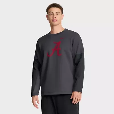 Alabama Crimson Tide NCAA Nike 2025 Sideline Coach Therma-FIT Long Sleeve T-Shirt